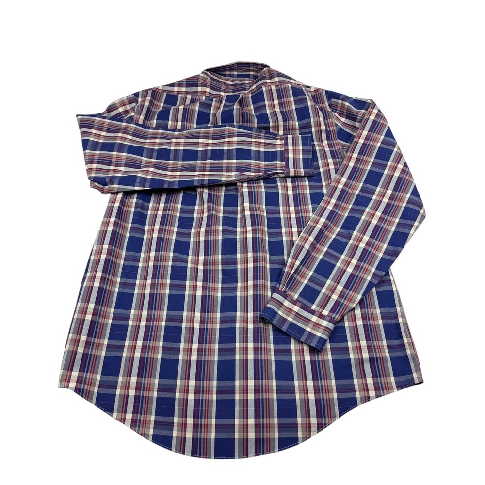 Brooks Brothers 346 Mens Slim Fit Plaid Button Down Shirt Non Iron Size L - Picture 3 of 7